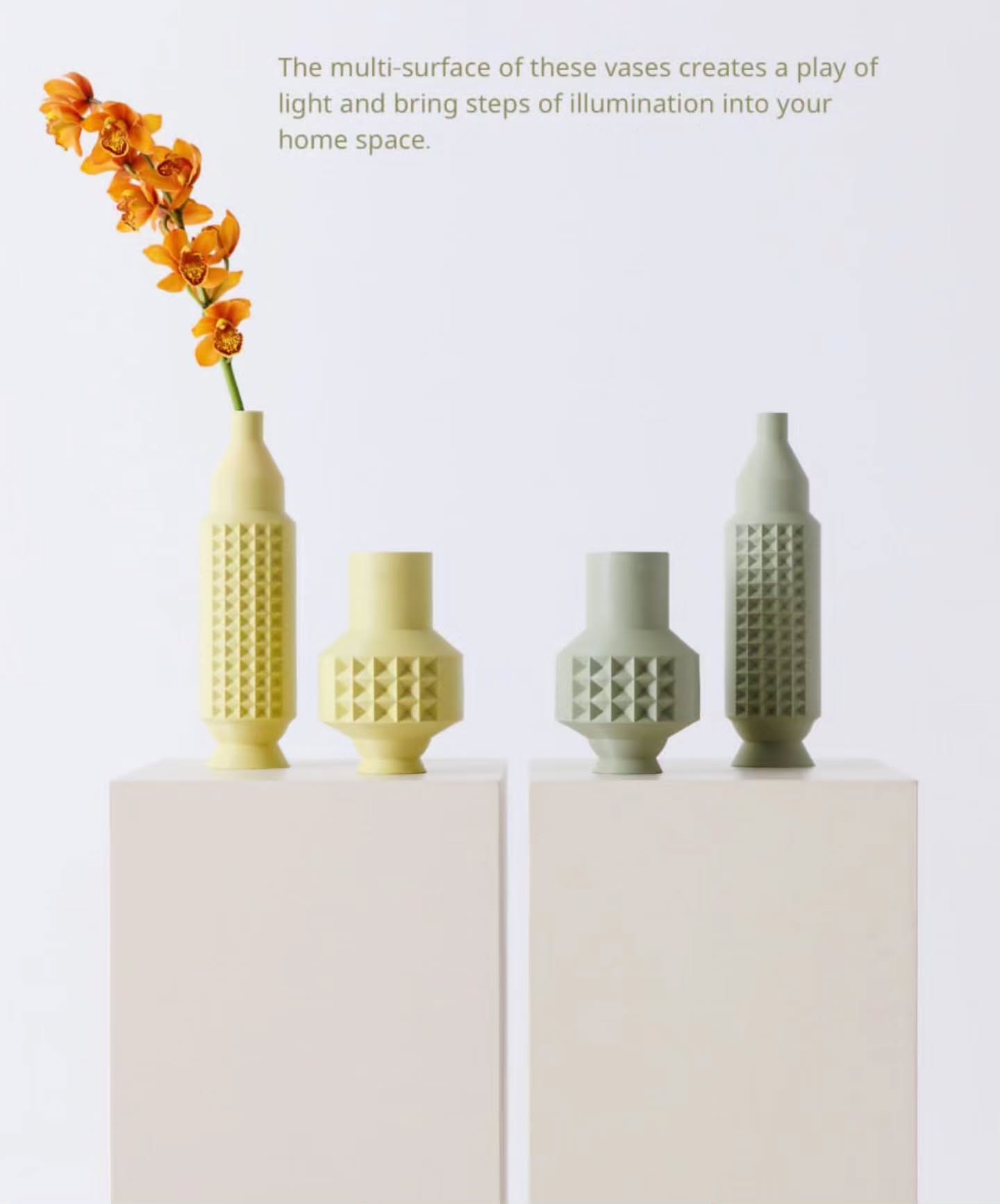 Polystone vases